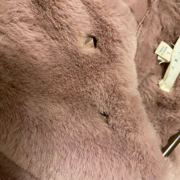 Promesa Studded Teddy Jacket, Mauve, Large - Picture 8 of 13